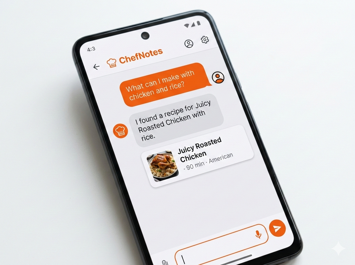 Asking the AI chef what to cook
